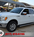 ford f 150 2010 white lariat flex fuel 8 cylinders 4 wheel drive automatic 76051
