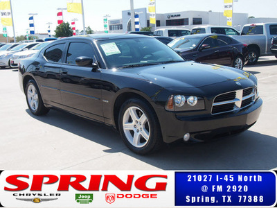 dodge charger 2010 black sedan r t gasoline 8 cylinders rear wheel drive automatic 77388