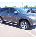 toyota highlander 2012 gray suv limited gasoline 6 cylinders front wheel drive automatic 77074