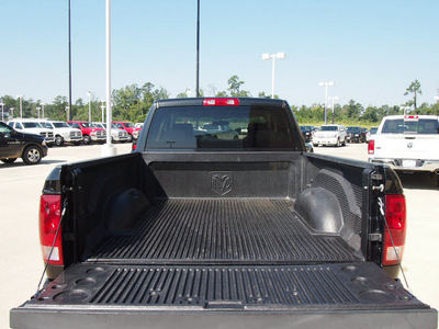 dodge ram 1500 2009 black pickup truck 6 cylinders automatic with overdrive 77656