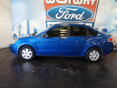 ford focus 2011 blue sedan s gasoline 4 cylinders front wheel drive automatic 75062