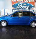 ford focus 2011 blue sedan s gasoline 4 cylinders front wheel drive automatic 75062