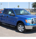 ford f 150 2010 blue xlt gasoline 8 cylinders 2 wheel drive automatic 78572