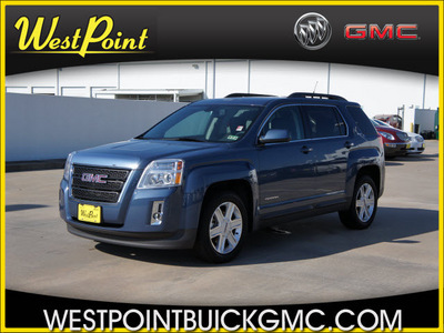gmc terrain 2011 blue suv sle 2 gasoline 4 cylinders front wheel drive automatic 77094