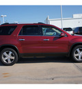 gmc acadia 2010 red suv slt 1 gasoline 6 cylinders front wheel drive automatic 77094