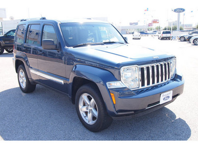 jeep liberty 2008 blue suv limited gasoline 6 cylinders 2 wheel drive automatic 77074