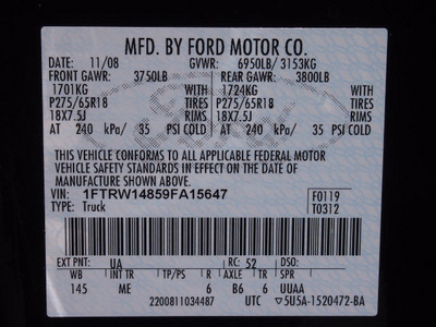 ford f 150 2009 black xlt 8 cylinders automatic 77074