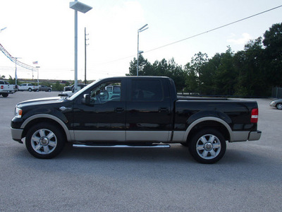 ford f 150 2008 black king ranch flex fuel 8 cylinders 2 wheel drive automatic 77375