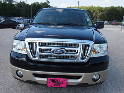 ford f 150 2008 black king ranch flex fuel 8 cylinders 2 wheel drive automatic 77375