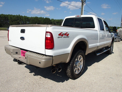 ford f 350 super duty 2008 white king ranch diesel 8 cylinders 4 wheel drive automatic 77375