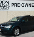 dodge journey 2009 dk  green suv sxt gasoline 6 cylinders front wheel drive automatic 76011