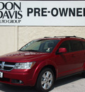 dodge journey 2010 dk  red suv sxt gasoline 6 cylinders front wheel drive automatic 76011