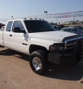 dodge ram 2500 2002 white slt diesel 6 cylinders 4 wheel drive manual 77340