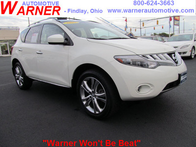 nissan murano 2009 off white suv le gasoline 6 cylinders all whee drive automatic 45840