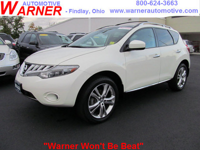 nissan murano 2009 off white suv le gasoline 6 cylinders all whee drive automatic 45840