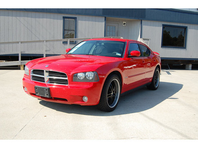 dodge charger 2007 red sedan rt 8 cylinders automatic with overdrive 77706