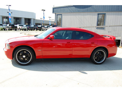 dodge charger 2007 red sedan rt 8 cylinders automatic with overdrive 77706