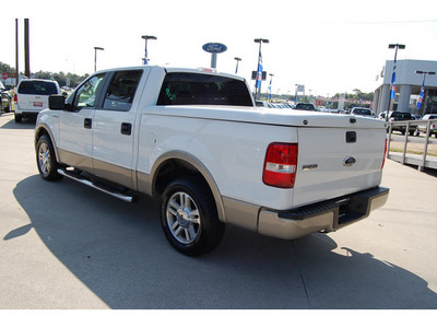 ford f 150 2008 white lariat 8 cylinders automatic with overdrive 77706