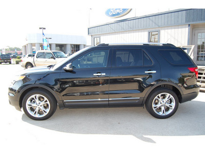 ford explorer 2011 black suv limited 6 cylinders automatic with overdrive 77706