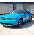 ford mustang 2011 lt  blue coupe gt premium 8 cylinders 6 speed manual 77706