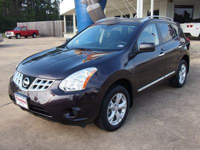 nissan rogue 2011 purple sv 4 cylinders automatic 77657