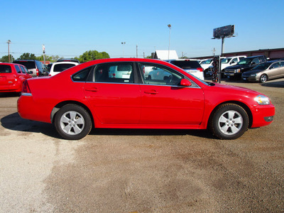 chevrolet impala 2011 red sedan lt fleet 6 cylinders automatic 78064