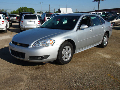 chevrolet impala 2011 silver sedan lt fleet 6 cylinders automatic 78064