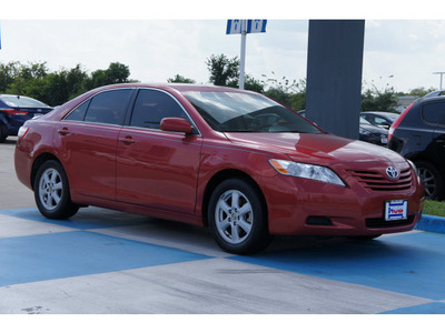 toyota camry 2009 red sedan le 4 cylinders automatic 77094