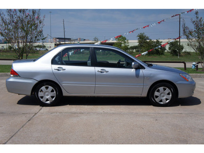 mitsubishi lancer 2005 silver sedan es 4 cylinders automatic 77094