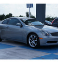 infiniti g35 2004 silver coupe 6 cylinders automatic 77094