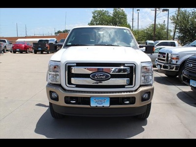 ford f 350 super duty 2012 wht plat met tc king ranch lariat biodiesel 8 cylinders 4 wheel drive 6 speed automatic 75041