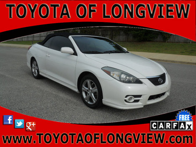 toyota camry solara 2007 off white sport v6 6 cylinders automatic 75604