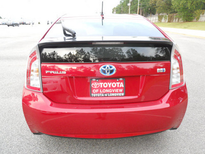 toyota prius 2012 red hatchback two 4 cylinders automatic 75604