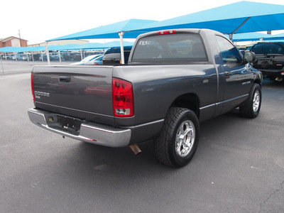 dodge ram 1500 2004 gray pickup truck st 8 cylinders automatic 76234