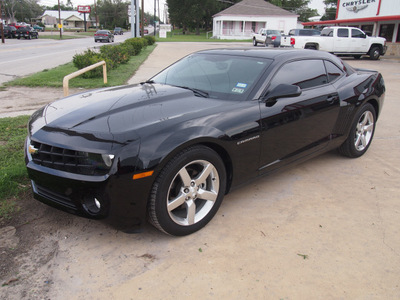 chevrolet camaro 2012 black coupe lt gasoline 6 cylinders rear wheel drive automatic 77864