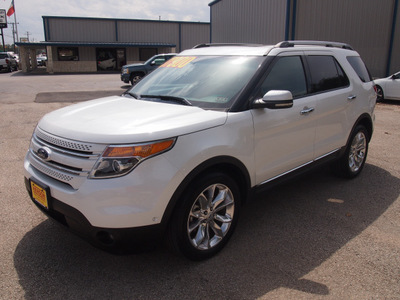 ford explorer 2012 white suv limited gasoline 4 cylinders 2 wheel drive automatic 77864