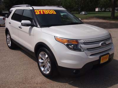 ford explorer 2012 white suv limited gasoline 4 cylinders 2 wheel drive automatic 77864