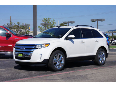 ford edge 2013 white limited 6 cylinders automatic 79407