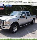 ford f 250 super duty 2008 silver lariat 8 cylinders automatic 76049