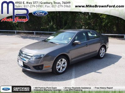 ford fusion 2012 gray sedan se flex fuel 6 cylinders front wheel drive automatic 76049