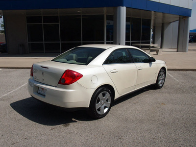 pontiac g6 2009 white sedan gasoline 4 cylinders front wheel drive automatic 76049