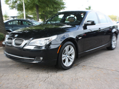 bmw 5 series 2010 black sedan 528i gasoline 6 cylinders rear wheel drive automatic 27616