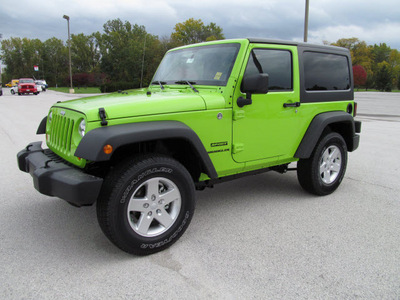 jeep wrangler 2013 green suv sport 6 cylinders automatic 45840