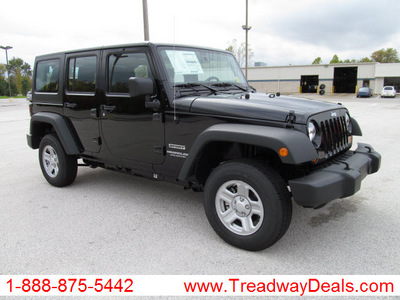 jeep wrangler unlimited 2013 black suv sport 6 cylinders automatic 45840