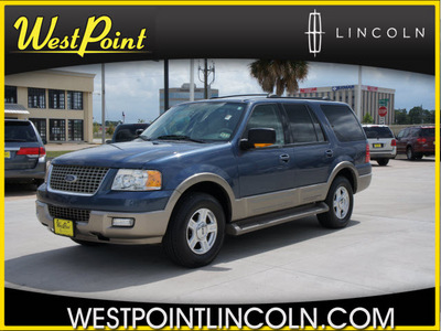 ford expedition 2004 blue suv eddie bauer gasoline 8 cylinders rear wheel drive automatic 77043