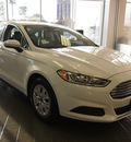 ford fusion 2013 white sedan s 4 cylinders front wheel drive automatic 77338