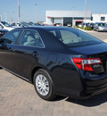toyota camry 2012 black sedan le gasoline 4 cylinders front wheel drive automatic 76087