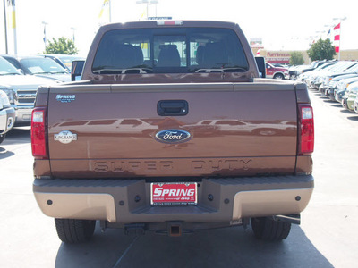 ford f 250 super duty 2011 brown lariat 8 cylinders automatic 77388