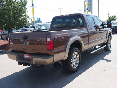 ford f 250 super duty 2011 brown lariat 8 cylinders automatic 77388