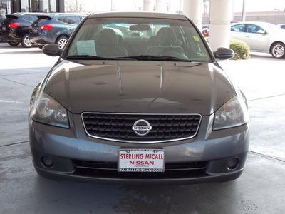 nissan altima 2006 gray sedan 2 5 s gasoline 4 cylinders front wheel drive automatic with overdrive 77477
